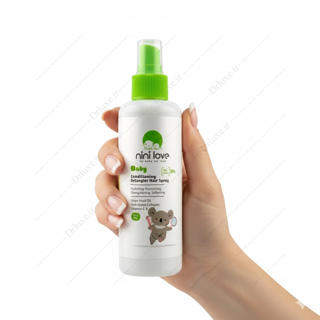 اسپری نرم و باز کننده گره موی سر کودکان نی نی لاو 200 گرم